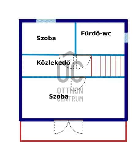 Balatonfenyvesi eladó ikerház fele - 78nm - strandközelben