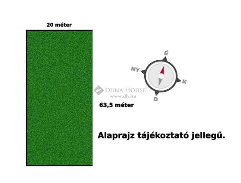 Ófalu 1271 m2-es építési telek eladó