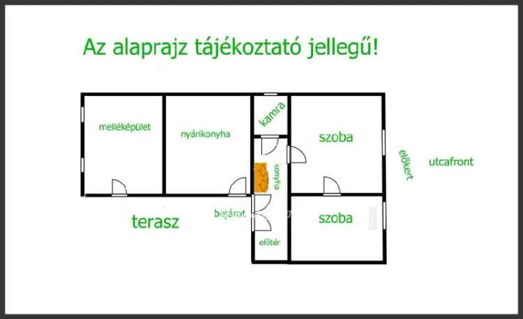 Újfehértó 50 m2-es családi ház eladó