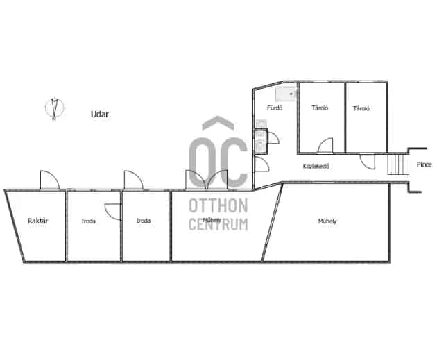 Szekszárdi eladó üzleti ingatlan 164m2 pince 418m2 telek