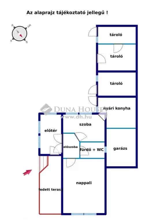 Felujithato csaldi haz Vecsesen nyari konyhaval garazzsal