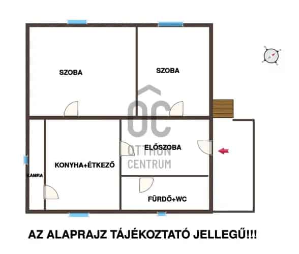 Tápiószelei családi ház eladó - 53nm - 1453nm telek