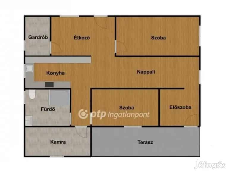 60 nm-es felújított tanya eladó Debrecenben