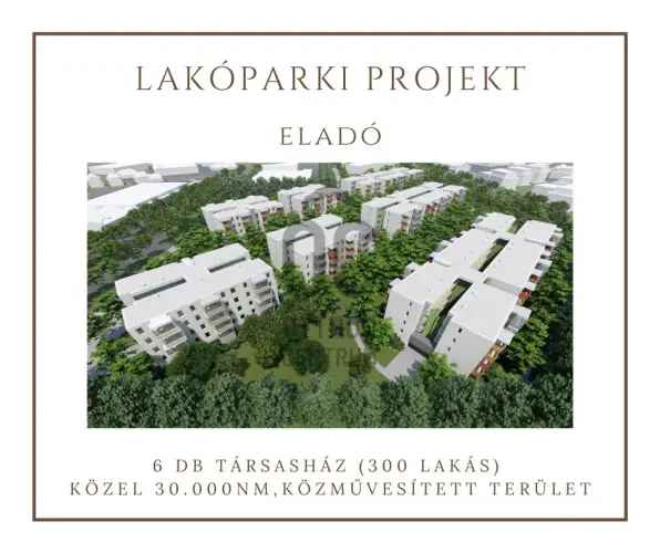 Debrecen eladó telek lakópark projekthez központi elhelyezkedéssel