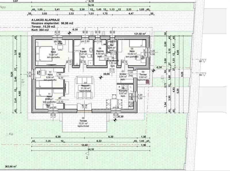 97 nm-es új építésű ikerház eladó Kiskunlacházán