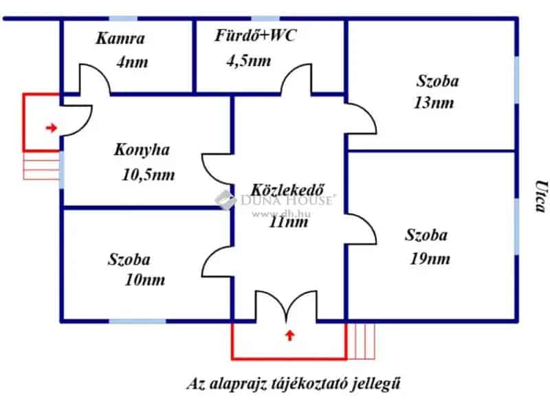 Nagyiván családi ház eladó - 72 nm, 2 szoba, nagy telek
