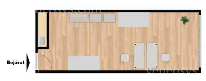 Szekszárd belváros üzlethelyiség kiadó 20 m2