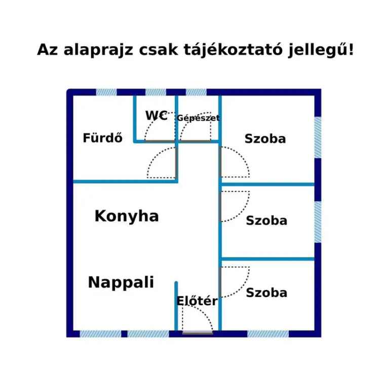 3 Szoba + Nappalis Ikerházfél Eladó - CSOK Alkalmas