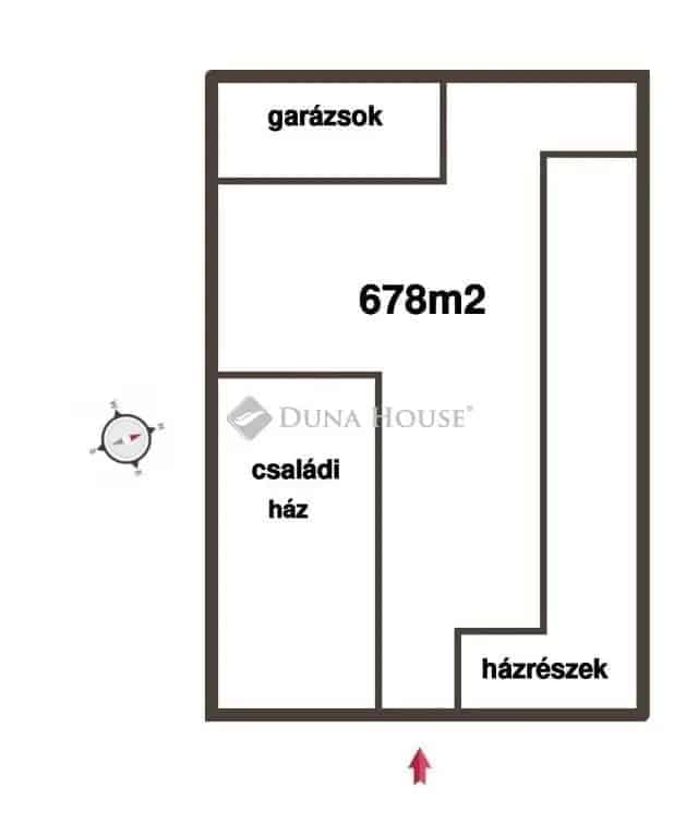 1346 m2-es telek eladó XIX kerületben társasház építésére