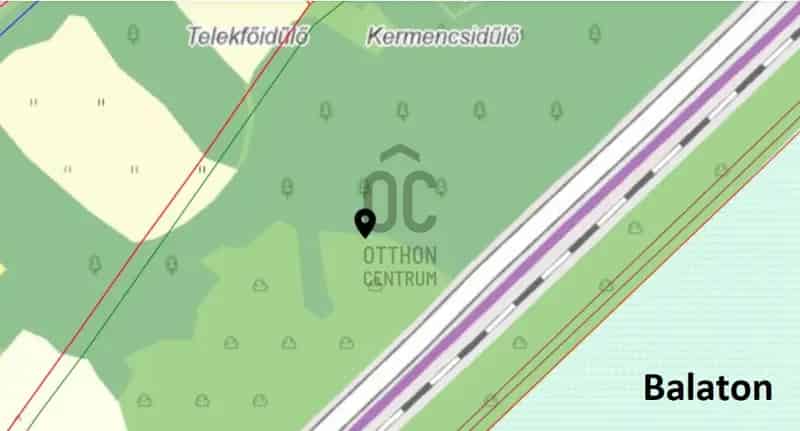 Alsóörsi Balatonra panorámás telek eladó