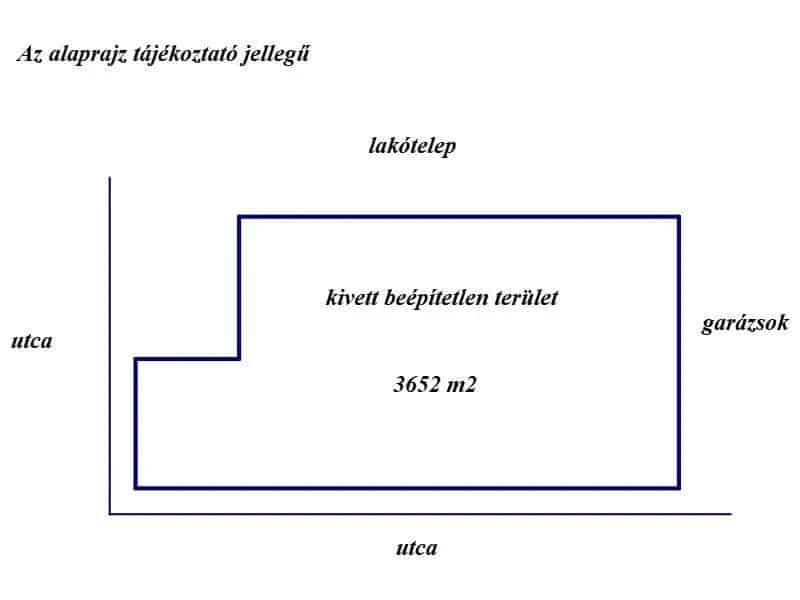 Békéscsaba Telek Eladó 3652 m2 30 Beépíthetőség