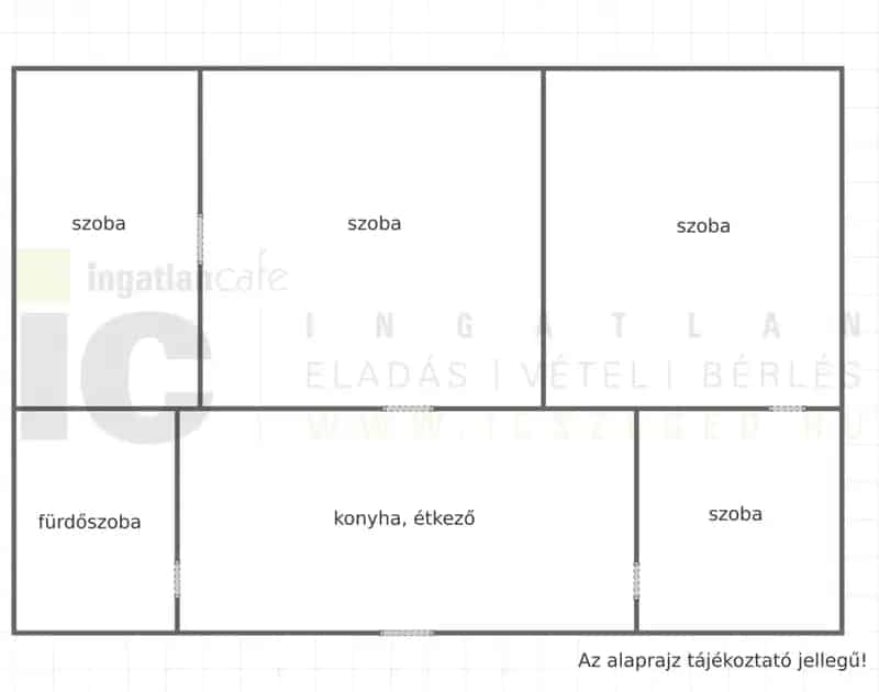 Kistelek 90nm-es 4 1 szobás felújított családi ház