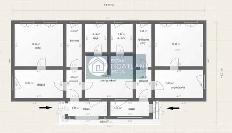 124m² 4 szobás földszintes ház Borsodnádasdon