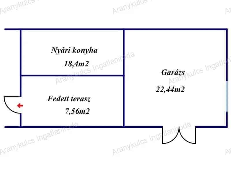 Gyulai családi ház Németvároson - 3 hálószoba, garázs