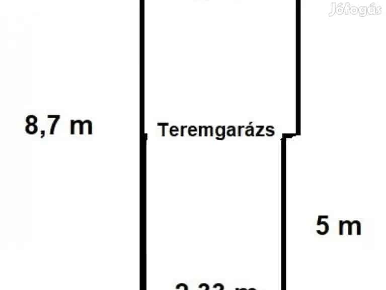 Baja Belváros Teremgarázs Parkolóhely Eladó