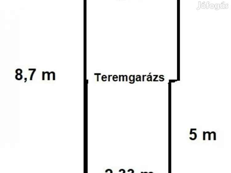Baja Belváros Teremgarázs Parkolóhely Eladó