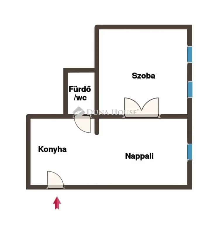 45nm-es felujitott hazresz sajat kerttel Baja Dózsa György uthoz kozel