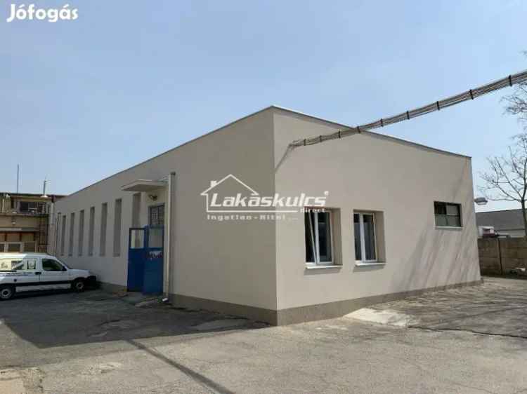 Szombathelyi felújított raktárépület eladó 198 m2