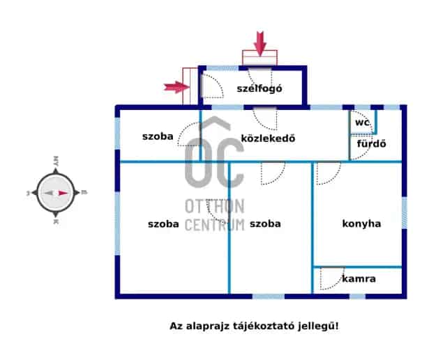 Létavértesi családi ház eladó - 3 szoba, garázs, kert