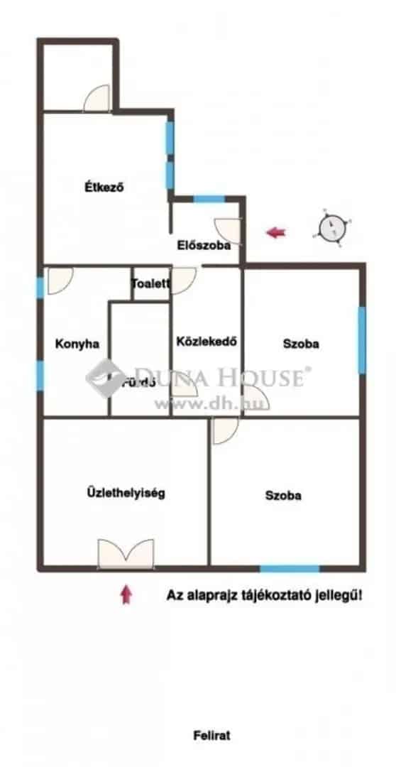 Felujitando csaladhaz uzlethelyiseggel 713 m2-es telken