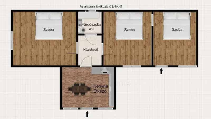 Polgárdi családi ház eladó - 3 szoba, garázs, nagy telek