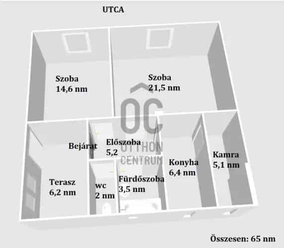 Devecseri eladó ikerház 65 nm 2 szoba felujítandó CSOK Babavaro