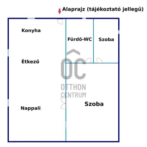 Váci családi ház eladó - 60nm 3 szoba