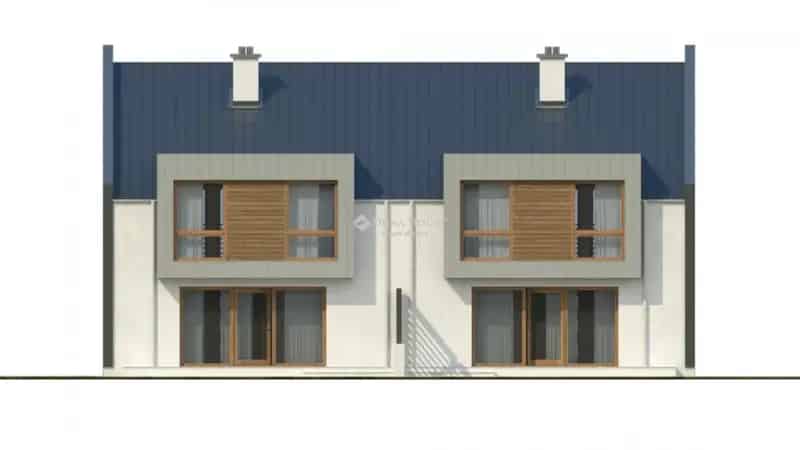 155m2 Ikerhaz Hőszivattyúval Garázzsal Új Építés