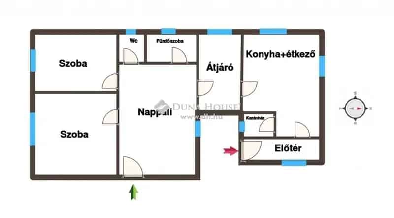 101 nm-es családi ház eladó Püspökladányban