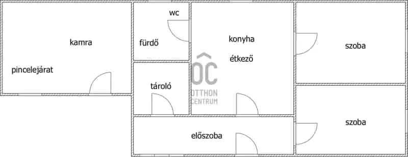 Abonyi családi ház eladó 2 szoba 2878 m2 telekkel