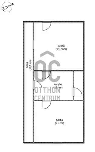 Kakasdi családi ház eladó 61 m2 840 m2 telekkel
