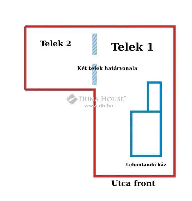 Eladó telek Debrecen Tégláskert fejlődő kerületében