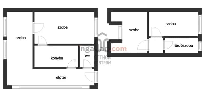Harkány családi ház eladó 70 nm 2 szintes terasszal