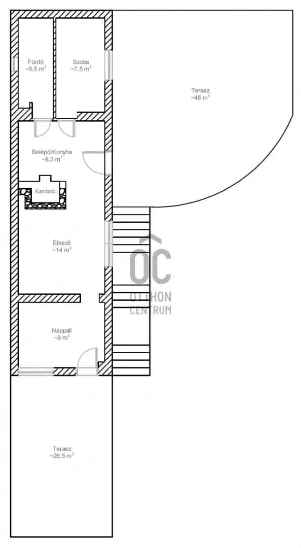 Hangulatos ház Zala megyében - 60 m2 - felújított - 2892 m2 telek