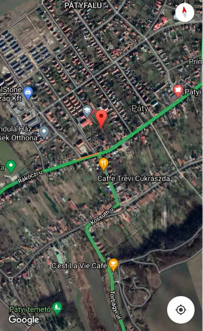 Pátyi építési telek eladó 1400 nm