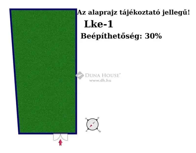 Gyál 605 nm-es építési telek eladó - kertváros - zsákutca