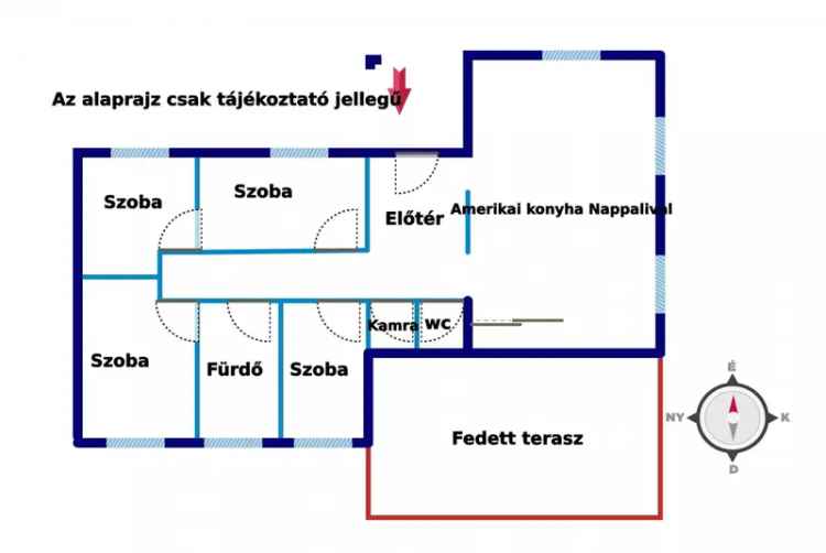 101m2-es 4 hálószobás családi ház eladó - A++ energiahatékonyság