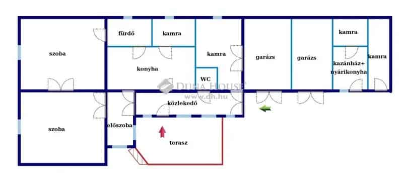 78 nm-es családi ház Izsákban 1445 nm-es telken eladó