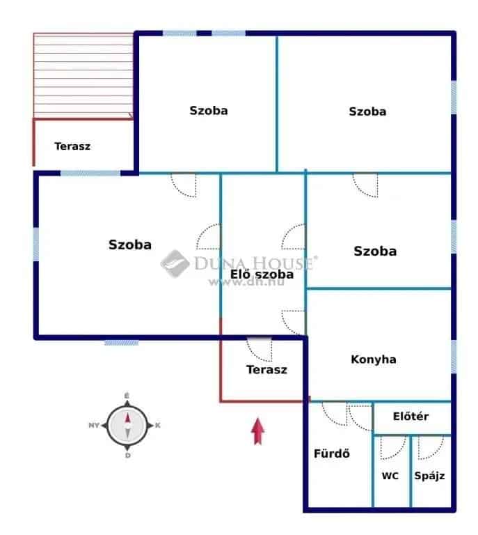 Szegvári ház eladó gyönyörű kerttel és gyümölcsfákkal