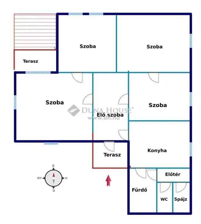 Szegvári ház eladó gyönyörű kerttel és gyümölcsfákkal