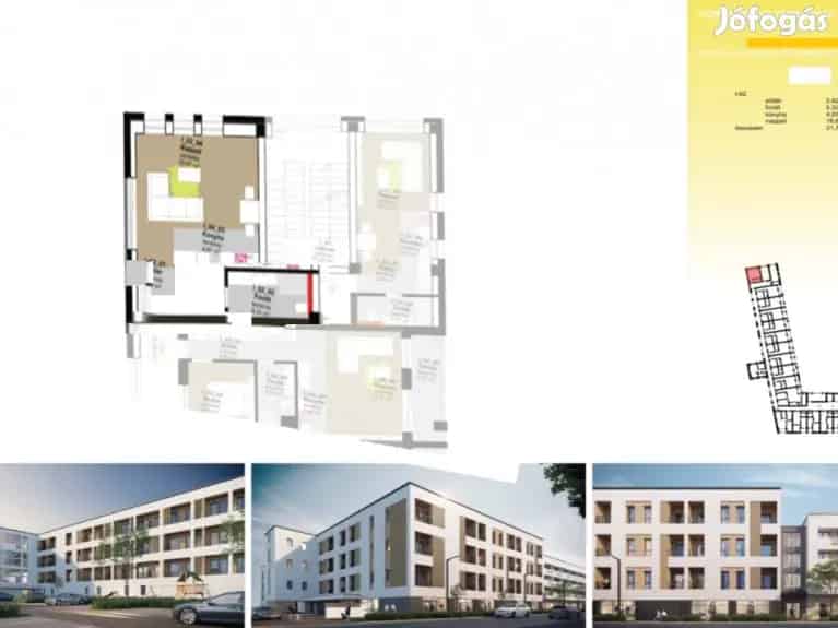 Szombathely Belváros 52 m2-es Lakás Eladó