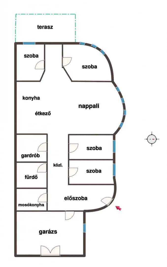 Nyíregyháza Oros - Nappali + 4 szobás családi ikerház eladó