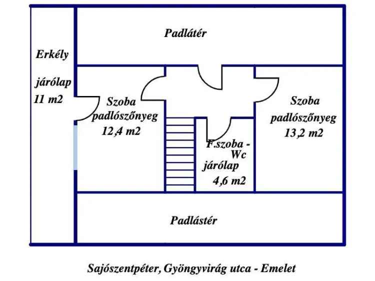 Sajószentpéter Kertvárosi 140nm-es 4 Szobás Családi Ház Eladó