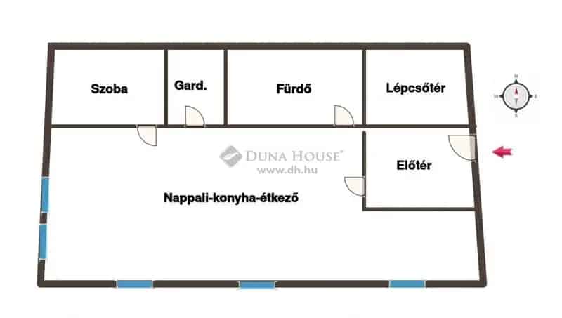 Felújítandó lakás Győrben beépíthető tetőtérrel és garázzsal