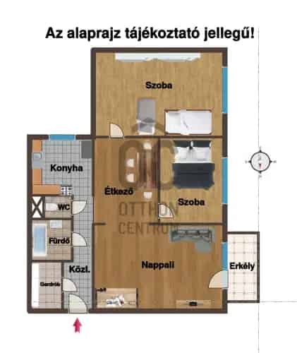 Budapest XVIII kerület 72 nm-es 3 szobás CSOK-os panel lakás eladó