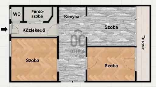 3 szobás lakás kiadó XII-XI. kerület határán irodának is alkalmas