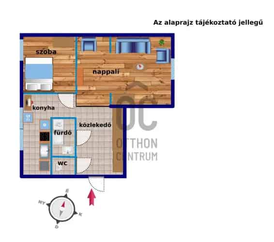 Pétfürdői eladó 2 szobás panel lakás - kiváló elhelyezkedés