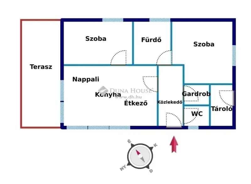 Új építésű ház Komlón Gesztenyésben minimal rezsivel