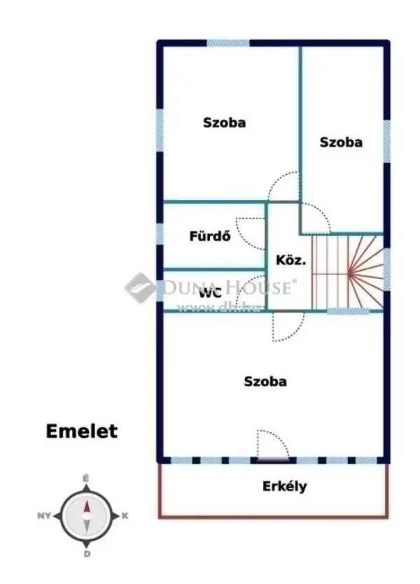 Családi ház eladó Erzsébet telepen három lakószinttel