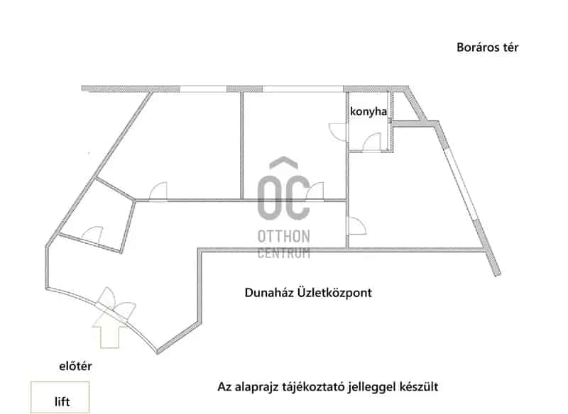 131 nm-es Iroda Dunaház Üzletközpontban - Kiváló Elhelyezkedés